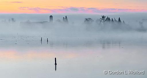 Fogged In Farm_P1210958-60.jpg - Photographed along the Rideau Canal Waterway near Smiths Falls, Ontario, Canada.